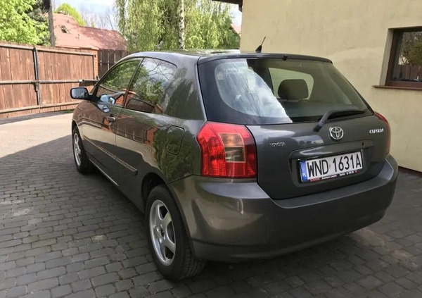 Toyota Corolla cena 13900 przebieg: 120700, rok produkcji 2002 z Brzostek małe 46